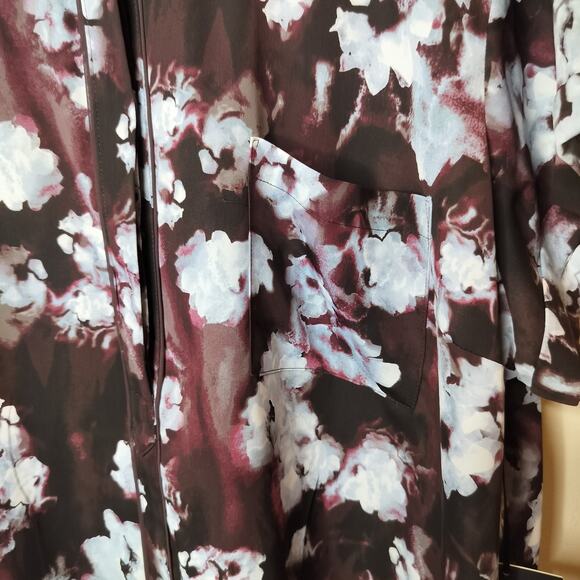 Simply Vera Wang Floral Blouse Dark Romantic NEW - Picture 7 of 10